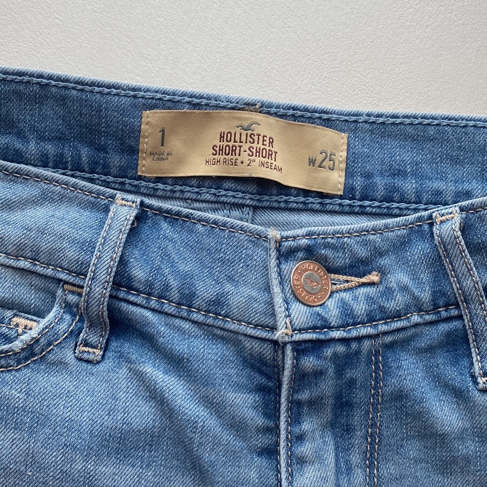 High Rise Jean Shorts - Picture 3 of 3